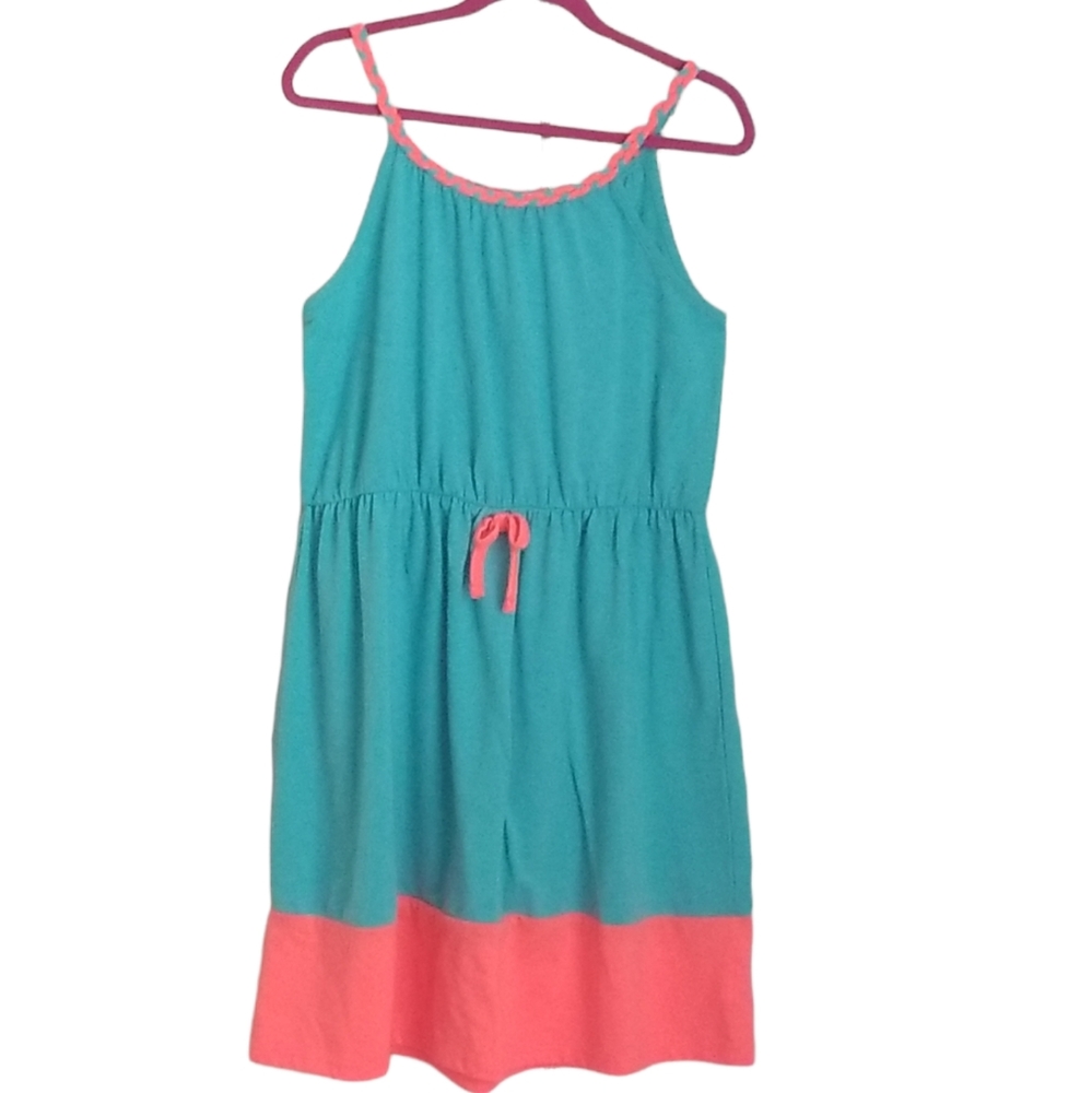 PINK & VIOLET GIRLS SUMMER DRESS. SIZE L (10/12)